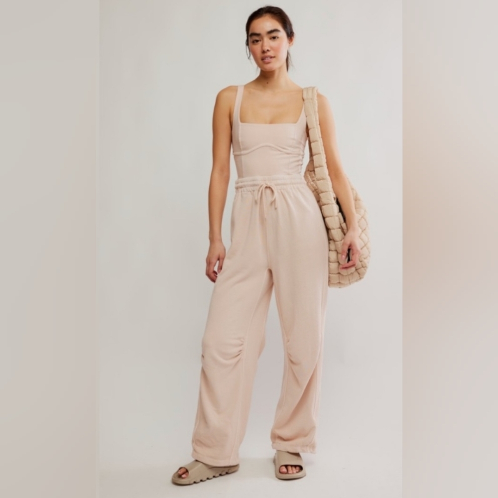 FREE PEOPLE NWT Inbound Onesie in Cashmere XL